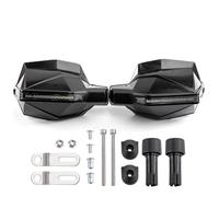 Paramani Paramani Per Moto Per Yamaha TDM850 MT125 MT03 MT01 MT125 XT660 Paramani Proguard Con Luce Di Segnalazione Grip Guard(Nero,X2)