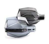 Paramani Paramani Per Moto Per Yamaha TDM850 MT125 MT03 MT01 MT125 XT660 Paramani Proguard Con Luce Di Segnalazione Grip Guard(Titanio,X1)