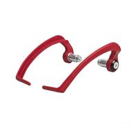 Paramani per manubrio della moto, con robusta barra di protezione per prevenire lesioni alle mani e mantenere la posizione della leva del freno sulla maggior parte delle moto e bici elettriche (rosso)