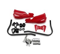 Paramani Per Manubrio Moto, Parabrezza, Per CFMOTO 450 MT 450MT 2024, Leva Freno Frizione, Paramani Coppia Motocicletta Paramani(ROSSO)