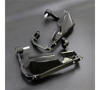 Paramani Per Manubrio Moto, Protezione Parabrezza Per Africa Twin CRF1000L 2016-2018, Non Compatibile Con DCT Coppia Motocicletta Paramani(Nero)