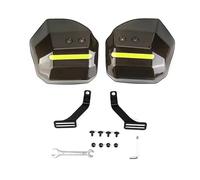 Paramani per moto 1 set di protezione dal vento, dalla pioggia e sole, facile da installare, per le mani per scooter, moto, ATV, con striscia riflettente notturna Coprimanopole Moto(A2)