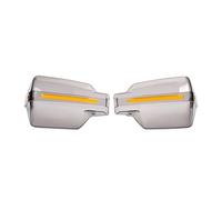 Paramani per moto Compatibile Con SYM Per MAXSYM 400i 500 600 GTS 250 Joymax 125i Paramani Per Motociclette Manubrio Protezione Per Maniglia Scudo Antivento(Transparent grey)