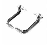 Paramani Per Moto, Manubrio Da 22 Mm Protezione Leva In Lega Di Alluminio Universale Per Ducati Per Monster 600 821(Carbon-silver)
