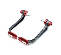 Paramani Per Moto, Manubrio Da 22 Mm Protezione Leva In Lega Di Alluminio Universale Per Ducati Per Monster 600 821(Carbon-red)