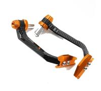 Paramani Per Moto, Manubrio Da 22 Mm Protezione Leva In Lega Di Alluminio Universale Per Ducati Per Monster 600 821(Carbon-orange)