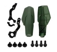 Paramani Per Moto Per Accessori Moto Navi110 Manubrio Paramani Protezioni Per Le Mani Protettivo In Plastica PP(Green with bracket)