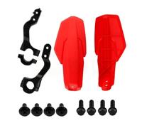 Paramani Per Moto Per Accessori Moto Navi110 Manubrio Paramani Protezioni Per Le Mani Protettivo In Plastica PP(Red with bracket)