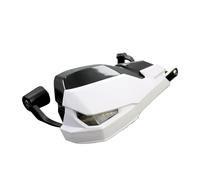 Paramani per moto Per paramani a Per LED con maniglia per motocicletta, paravento per BMW F800GS/R1200GS per luci di segnalazione e marcia(Whait)