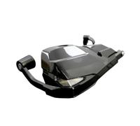 Paramani per moto Per paramani a Per LED con maniglia per motocicletta, paravento per BMW F800GS/R1200GS per luci di segnalazione e marcia(Nero)