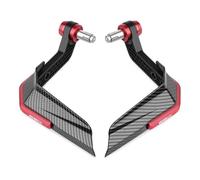 Paramani Per Moto, Protezione Per Manubrio, Parabrezza, Per Kawasaki Per Z650, Per Z 650, Per Z650RS 2017-2024 Protezioni Per Manubrio Motociclette(ROSSO)