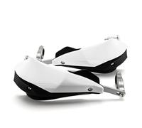 Paramani per moto Protezioni per manubrio per universale per moto, paramani per bici da per cross per Honda per Suzuki(Bianco)
