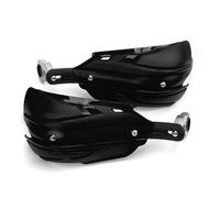 paramani per moto Universale 22mm 25mm 28mm Grip Protector Shield Motocicletta Motocross Scooter Antivento Manubrio Proteggi Manubrio. (Nero)