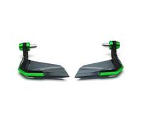 Paramani Per Moto Universale Per Kawasaki Z750 Z800 Per Z900 Z1000 Per Versys 650 Per Versys 1000 NINJA300 Per Z900RS Lega Alluminio Moto Protezione Della Mano 22MM Paramani Manubrio(Verde)