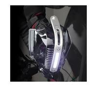 Paramani Per Motociclette Per YAMAHA Per Virago 400 R1 2007 Per V Star 1100 Paramani Manubrio Maniglia Protezione Con Luce Protezioni Per Le Mani Manubrio Mano Guardie(Black-white Light)