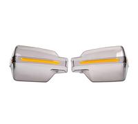 Paramani Per Royal Per Enfield 350 Per Meteor 2020-2022 Moto Paramani Parabrezza Paravento Scudo Moto Paramani Manubrio(Clear Grey)