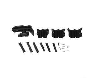 Paramani per trombone, regolabile, in ottone, poggia pollice, ergonomico, in plastica PP per impugnatura per supporto del polso, montaggio personalizzabile, accessori per principianti, colore nero