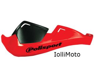 PARAMANI POLISPORT EVOLUTION INTEGRAL ROSSO UNIVERSALI CROSS ENDURO 22mm