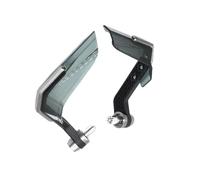 Paramani Protettivo Parabrezza Per Loncin Per Voge 200AC 300AC 300R 500DS 500R 650DS ER10 Paramani Per Motocicletta(Argento)