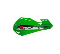 Paramani Racetech DUAL EVO CON KIT DI MONTAGGIO Protezione Mani Enduro VERDE KX