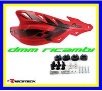 Paramani RACETECH Raptor universali + attacchi Moto Motard Mini PitBike Rosso