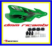 Paramani RACETECH Raptor universali + attacchi Moto Motard Mini PitBike Verde