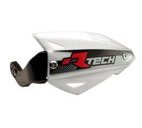 Paramani Racetech VERTIGO ATV CON KIT DI MONTAGGIO Protezione Mani Enduro BIANCO