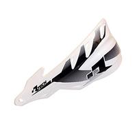 Coppia Paramani Motocross Racetech Raptor Bianco Universali Rtech Enduro Motard