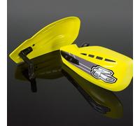 PARAMANI RENTHAL MX (MANUBRI) (FOGLIE) GIALLI (CON SUPPORTO HG-100 INCLUSO)