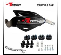 PARAMANI RTECH VERTIGO ALU UNIVERSALE PER ENDURO MOTARD NERO +KIT MONTAGGIO