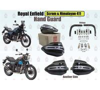 Paramani trasparente nero lucido adatto per Royal Enfield Himalayan & Scram 411