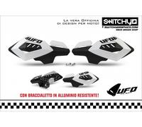 PARAMANI UFO ARCHES BIANCHI MOTO CROSS ENDURO MX MOTARD ATV QUAD UNIVERSALI JAP