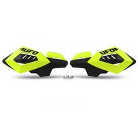 PARAMANI UFO ARCHES GIALLO FLUO MOTO CROSS ENDURO MX MOTARD ATV UNIVERSALI