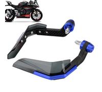 Paramani universali per moto, protezione universale per manubrio | Paramani universali per impugnature, protezione antiurto per tutte le condizioni atmosferiche, blu (coppia)