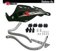 PARAMANI UNIVERSALI RTECH GLADIATOR ALU RTECH ENDURO MOTARD NERO + KIT MONTAGGIO