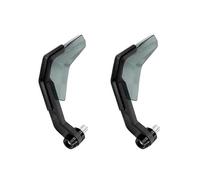 paramano Moto Protezioni Universali Antivento Manubrio Da 7/8" Per Moto Scooter Mountain Bike Leva Freno Con Rinforzo Alluminio Manubrio Paramani(Black)