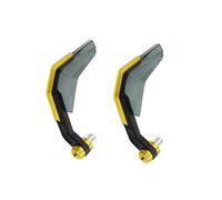 paramano Moto Protezioni Universali Antivento Manubrio Da 7/8" Per Moto Scooter Mountain Bike Leva Freno Con Rinforzo Alluminio Manubrio Paramani(Gold)