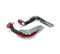 paramano Moto Protezioni Universali Antivento Manubrio Da 7/8" Per Moto Scooter Mountain Bike Leva Freno Con Rinforzo Alluminio Manubrio Paramani(Red)