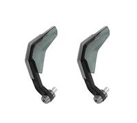paramano Moto Protezioni Universali Antivento Manubrio Da 7/8" Per Moto Scooter Mountain Bike Leva Freno Con Rinforzo Alluminio Manubrio Paramani(Titanium color)