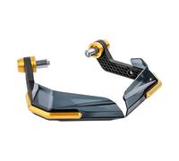 paramano Moto Protezioni Universali Per Manubrio 7/8" Con Leva Antivento E Rinforzo Alluminio Freni Di Moto Scooter Mountain Bike Ed E-bike Manubrio Paramani(Yellow)