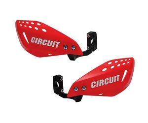 PARAMANO PARAMANI VECTOR RED CIRCUIT MOTO CROSS ENDURO VITI INCLUSE TOP QUALITY