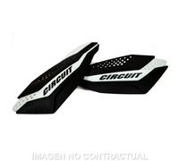 Paramanos Circuit Dakar Carbon-Bianco Con Kit Di Montaggio Incluso Per Moto