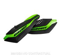 Paramanos Circuit Dakar Carbon-Verde Con Kit Di Montaggio Incluso Per Moto