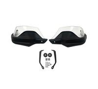 Paramanos Per Benelli TRK702 TRK702X TRK 702 702X 2022 2023 Moto Paramani Shield Guard Parabrezza Protezione Dal Vento A Mano Paramani Antivento(Black Clear Set)