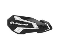 Paramani POLISPORT MX Flow-Negro/Bianco per Moto Ricambi Ciclomotore