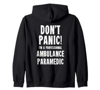 Paramedico Ambulanza Felpa con Cappuccio