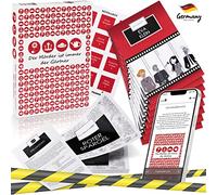 Parameter B- Cena di omicidio Gioco per 4 Persone per casa, Colore: Rosso, Small, PARPB001