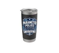 Parameter Police carro armato della barriera corallina Bicchiere termico in acciaio inox doppia parete