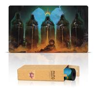 Paramint Amon Sûl (Bordi cuciti) - Tappetino da Gioco Il Signore degli Anelli - Compatibile con Magic The Gathering - Gioca a MTG, YuGiOh, TCG - Disegni Originali