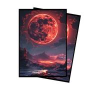 Paramint Bloodmoon Bustine protettive per carte MTG - 100 bustine TCG di dimensioni standard - Compatibili con Magic The Gathering, Lorcana - Doppia bustina - Design artistico originale
